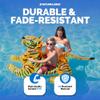 SWIMLINE Inflatable Ride-On Pool Float  Fun Raft for Pools, Beaches, and Summer Parties, Large 73", Mighty Tiger, Orange view 3