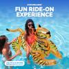 SWIMLINE Inflatable Ride-On Pool Float  Fun Raft for Pools, Beaches, and Summer Parties, Large 73", Mighty Tiger, Orange view 4
