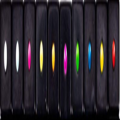 BBG Set of 10 Colorful 16mm Blackout Game Dice - 10