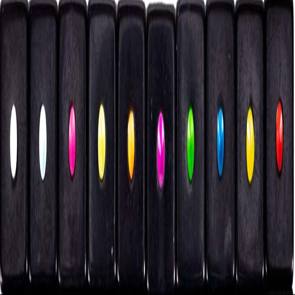 BBG Set of 10 Colorful 16mm Blackout Game Dice - 10