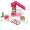 Barbie Mini Playset with 2 Pet Puppies, Doghouse and Pet Accessories, Gift for 3 to 7 Year Olds view 3
