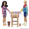 Barbie Mini Playset with Pet, Accessories and Working Foosball Table, Game Night Theme, Gift for 3 to 7 Year Olds view 3
