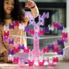 MindWare Q-BA-Maze: Sparkle Builder Set  Glitter & Pink Free-Form Marble-Run Mazes for Boys & Girls  Exciting Building Toys That Kids, Teens & Adults can Enjoy Together view 2