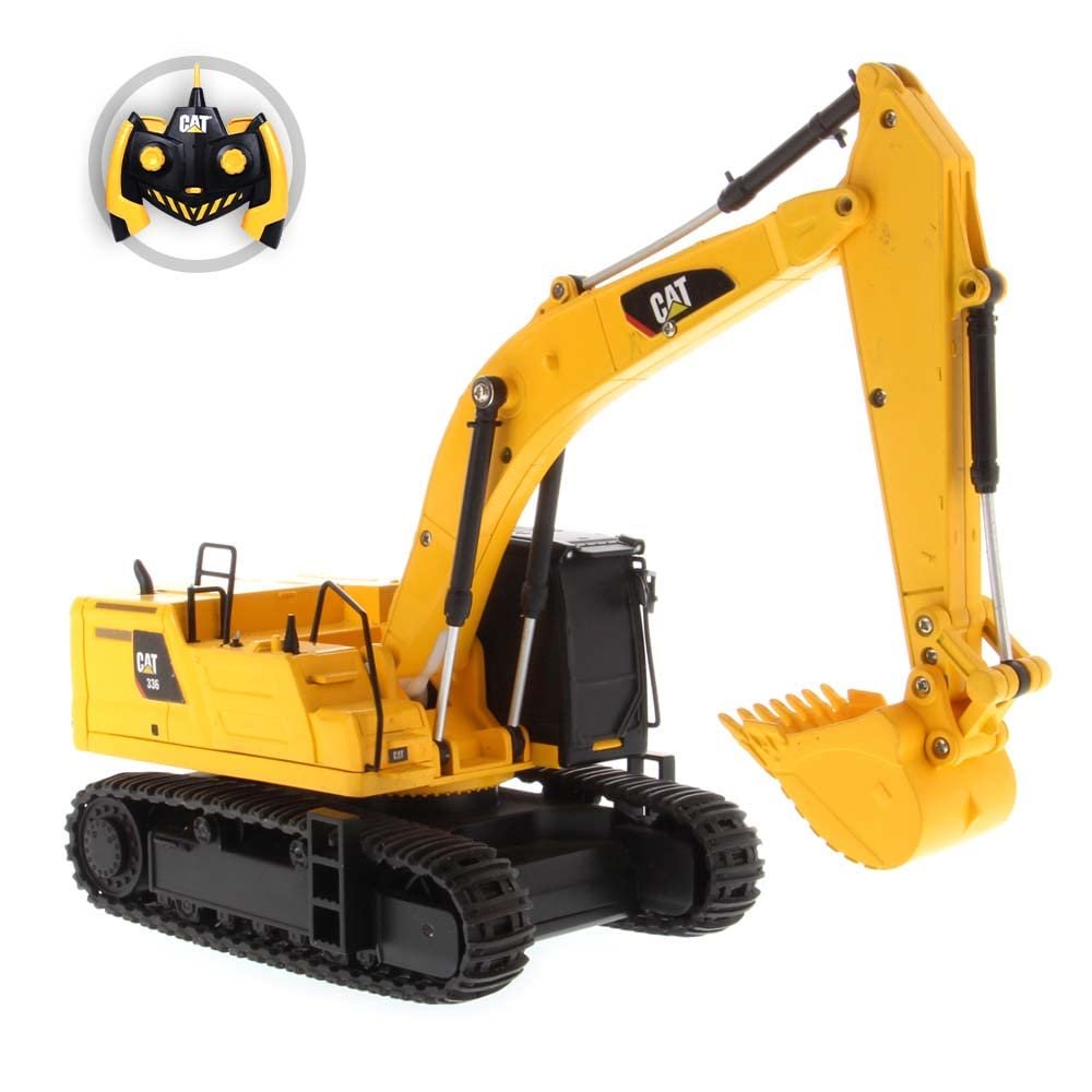 Diecast Masters CAT 336 Next Gen Tracked Excavator | 1:35 Scale Caterpillar Remote Control Vehicle with Plastic Body | Fully Functional RC Truck | Model 23001-M