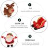 BESPORTBLE 15Pcs Fairy Garden Christmas Accessories Snowman Santa Xmas Tree Box Miniatures Figurine Resin Ornaments for Micro Landscape Dollhouse Decor view 4