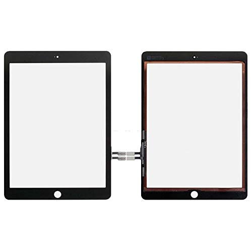 Replacement for iPad 6th Gen Touch Screen Digitizer Glass Lens A1893 A1954 (Black)