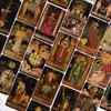 CRAFTERIAN Tarot Cards, 78-Card Deck, Original Tarot for Beginners & Experts with Guide Book, Gift Bag & Box, Fortune Telling Game, Adults, Black view 4