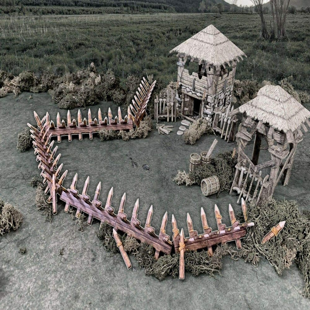 Battle Systems Fantasy Terrain Deadly Stakes - 28-35mm DND D&D RPG Wargames Historical/Fantasy Card Scenery