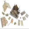 Battle Systems Fantasy Terrain Log Hut/Northern Homestead - 28-35mm DND D&D RPG Wargames Historical/Fantasy Card Scenery view 2