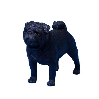 Lana Toys 1:6 Scale Pug Dog Pet Figure Realistic Animal Model