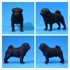 Lana Toys 1:6 Scale Pug Dog Pet Figure Realistic Animal Model view 3