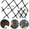 Railings Safety Net Black Decor Net, Climbing Cargo Net Rope 8mm Balcony Protective Net Child Stair Safety Net Waterproof Hand-woven Nylon Fence Net Fall Protection Mesh 6cm ( Size : 3*10m(10*33ft) ) view 4
