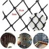 Climbing Cargo Net, Child Stair Safety Net Black Hand-Woven Nylon Pets Fence Rope Netting Balcony Protective Net Anti-Aging Indoor Wall Ceiling Decor Net (Size : 3 * 10m(10 * 33ft)) view 2