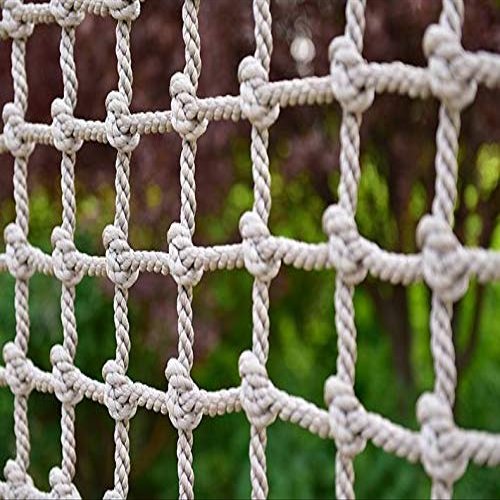 WML Climbing Net for Kids, Climbing Net Rope Safety Climb Netting Outdoor Rock Equipment Rope Ladder Swing Sets Nylon Structure for Playground Indoor Outdoor Mesh Size 10cm Ropes Diameter 12mm