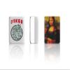 166 American Western Mahjong Mah jongg Set Suitcase Limited Edition Embedded Masterpiece Background in Leather Suitcase Mona Lisa view 2