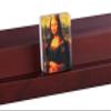 166 American Western Mahjong Mah jongg Set Suitcase Limited Edition Embedded Masterpiece Background in Leather Suitcase Mona Lisa view 3