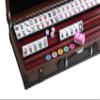 166 American Western Mahjong Mah jongg Set Suitcase Limited Edition Embedded Masterpiece Background in Leather Suitcase Mona Lisa view 4