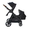Venice Child Maverick Travel System Single to Double Stroller for Twins with Newborn Bassinet Pram and Toddler Seat (Package 2, Eclipse Black) view 1