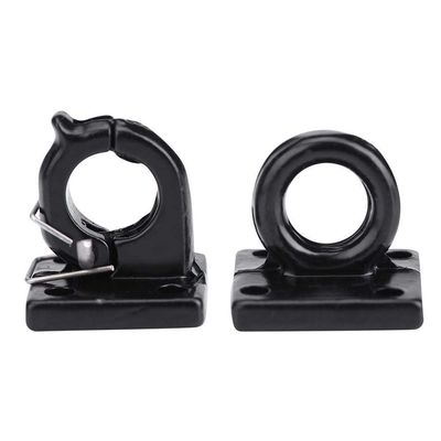 Dilwe RC Trailer Shackle Bracket, Metal RC Trailer Lock Shackle Set RC Accessory Comaptible for SCX10 CC01 D90 D110 TF2 RC Car