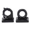 Dilwe RC Trailer Shackle Bracket, Metal RC Trailer Lock Shackle Set RC Accessory Comaptible for SCX10 CC01 D90 D110 TF2 RC Car view 1
