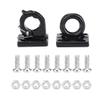 Dilwe RC Trailer Shackle Bracket, Metal RC Trailer Lock Shackle Set RC Accessory Comaptible for SCX10 CC01 D90 D110 TF2 RC Car view 2