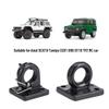Dilwe RC Trailer Shackle Bracket, Metal RC Trailer Lock Shackle Set RC Accessory Comaptible for SCX10 CC01 D90 D110 TF2 RC Car view 3