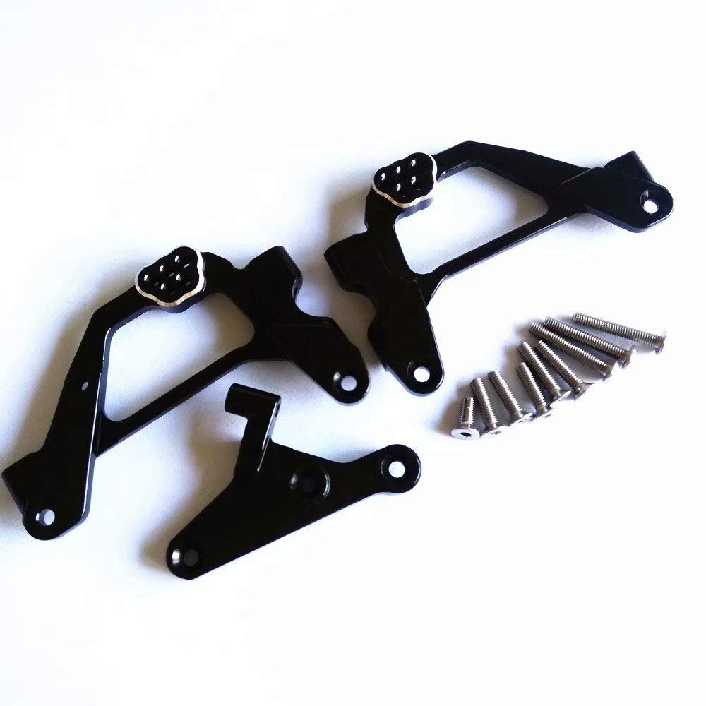 Aluminum Mutiple Ajustable Front Shock Tower Black for Axial SCX10 III AXI03007 AXI231017