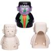 Baker Ross AX238 Halloween Ceramic Tealight Holders - Pack of 3, Decorate and Display for Halloween Decorations, Ideal Kids Arts and Crafts Project view 1