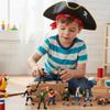 ArtCreativity Pirate Action Figures Playset, (3.5 Inches) Set of 8 Plastic Pirates Figures in Assorted Poses, Little Pirate People Action Figurines Toys Play Set for Kids view 3