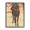 Stupell Industries Abstract Vintage Ram Round Animal Horns view 1