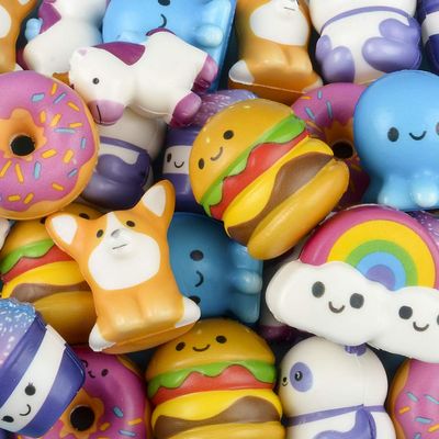 Rhode Island Novelty 2 Inch Micro Squish Assortment, 36 Pieces Per Order