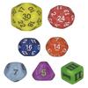 DCC Special 7 - Rainbow - Set of 7 Rare and Unusual RPG dice Approved for use with Dungeon Crawl Classics view 2