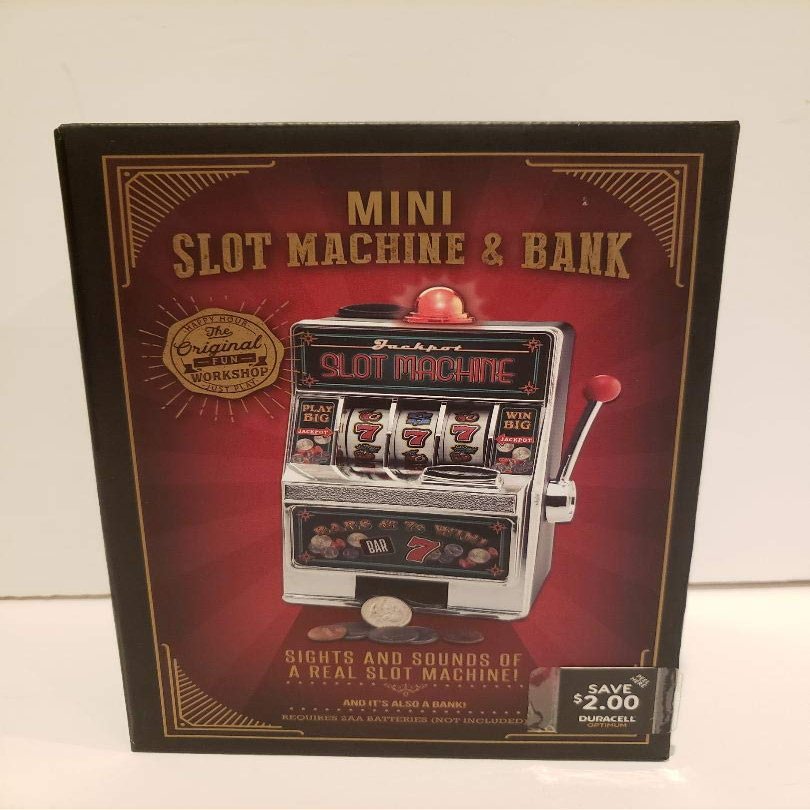 The Original Fun Workshop Mini Slot Machine & Bank