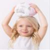 Little Giraffe Chime Ball, Pink view 2