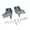GPM AXIAL SCX10 III WRANGLER-AXI03007/1/10 Capra 1.9 UNLIMITED-AXI03004 Aluminum Inner Part of Front Knuckle ARMS-12PC Set (Gray) view 1