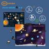 Magnetic Portable Playboard Solar System Planet Outer Space Play Create Scene Educational Teaching Playset(39 Pcs) view 2