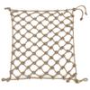 WML Hand-Woven Anti-Aging Hemp Rope, Children's Safety net, Ceiling Hang Decoration net,Stair Fall Prevention net, Cargo Rope Balcony Railing Protection net, Diameter 10mm Beige view 3