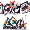 teytoy Baby Soft Cloth Book Set 6 PCS, Black and White High Contrast Baby Activity Crinkle Books for 0 3 6 9 12 Months Newborn Infants Babies Boys and Girls Early Educational Learning Toys view 4
