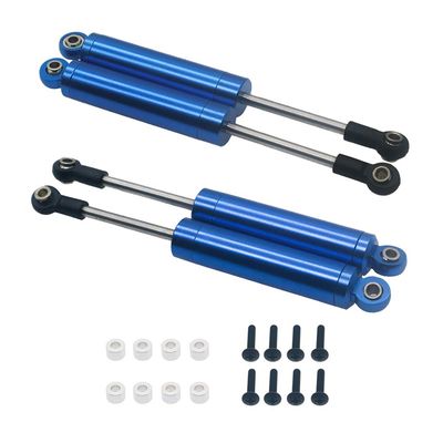 4-Pack Shock Absorber Damper Internal Spring 112mm for 1/10 Crawler Truck HSP HPI AXIAL Tamiya LOSI RC Car Metal Upgraded Parts(Dark Blue)