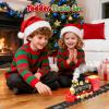 Hot Bee Train Toys Train Steam Locomotive Engine Toy, Smoke, Lights & Sounds, for 3 4 5 6 7+ Year Old Kids view 4