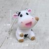 MAOMIA 8 Pcs Cow Figures for Kids, Animal Toys Set Cake Toppers, Cow Fairy Garden Miniature Figurines Collection Playset for Christmas Birthday Gift Desk Decoration view 4