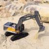 Gemini&Genius Excavator Toy for Kids, Digger Construction Vehicle Toy for Boys Gift, 1:50 Mechanical Digger Toy, Excavator Truck Construction Toy for Kids view 3
