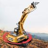Gemini&Genius Drill Excavator Toys for Kids, Heavy Duty Construction Vehicle Toy 1:50 Scale Hammer Digger, Driller Car Toy, Alloy Model with Moveable Joints and 360 Rotatable Table view 2
