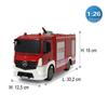 Jamara Feuerwehr TLF mit Spritzfunktion Mercedes-Benz Antos 1:26 2,4GHz view 3