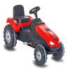 Jamara 460835 Pedal Tractor Large Tilt Protection up to 60 kg Smooth Running Steering System Horn Adjustable Seat Hood Pull Hitch Red view 4