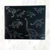 Constructive Eating Made in USA Dino Utensil Set and Plate with Imagination Starters Crayons and Reusable Dino Placemat view 2