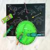 Constructive Eating Made in USA Dino Utensil Set and Plate with Imagination Starters Crayons and Reusable Dino Placemat view 3
