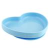 Chicco - Silicone Heart Plate with Suction Cup - Blue - 9m+ view 1