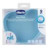 Chicco - Silicone Heart Plate with Suction Cup - Blue - 9m+ view 2