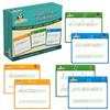 Channies Visual Cursive Flashcards, 43 Dry-Erase Cursive Handwriting Flash Cards, Daily Uppercase & Lowercase Cursive Letter Tracing Practice for 2nd-3rd Grade Kids view 1